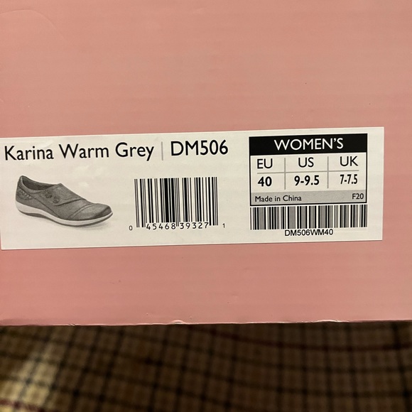 Aetrex Karina Warm Grey Slip On - Picture 2 of 4